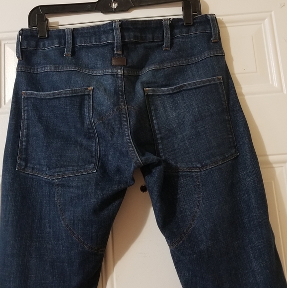 G-Star Raw 5620 3D Slim Legs Jeans In Washed Indigo Size 30/32 - Picture 4 of 13